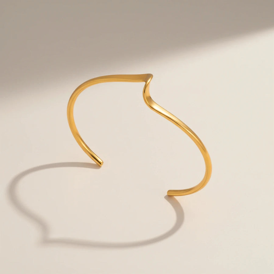 צמיד אדווה - חישוק קשיח פתוח