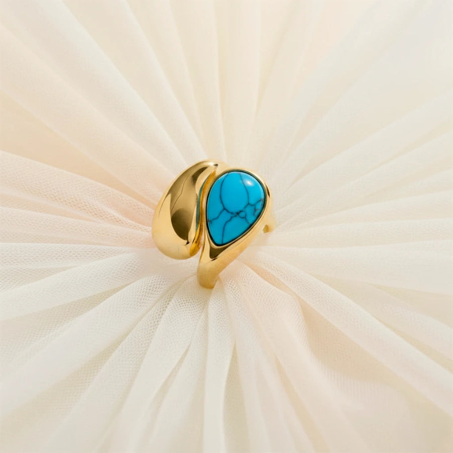 טבעת לונה אבן טורקיז