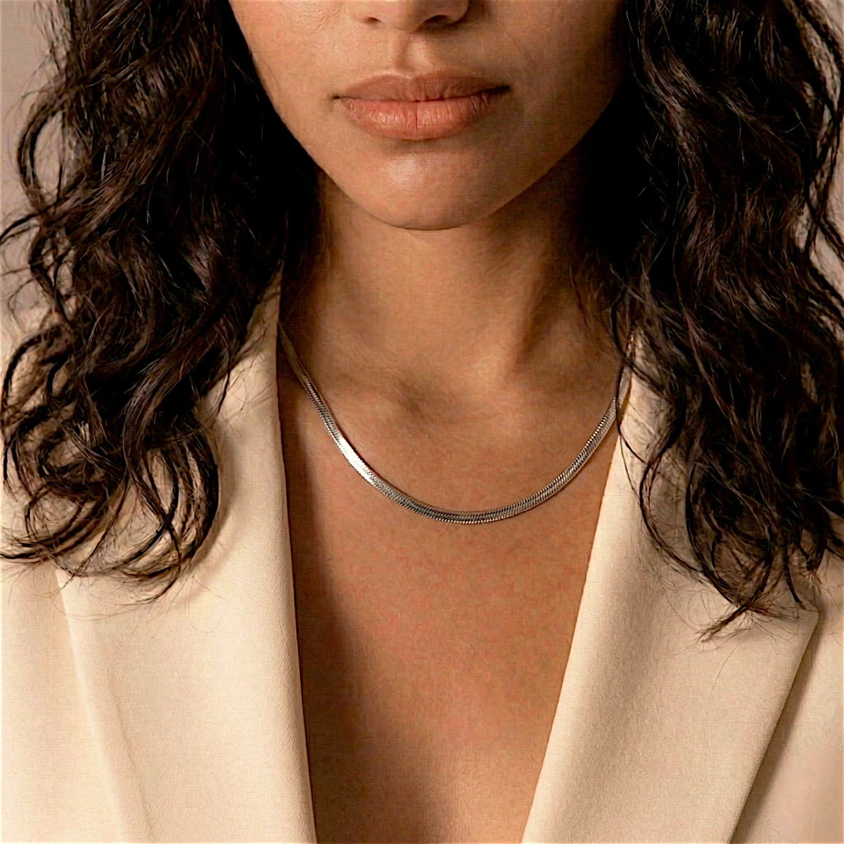 שרשרת גל - נחש קלאסית