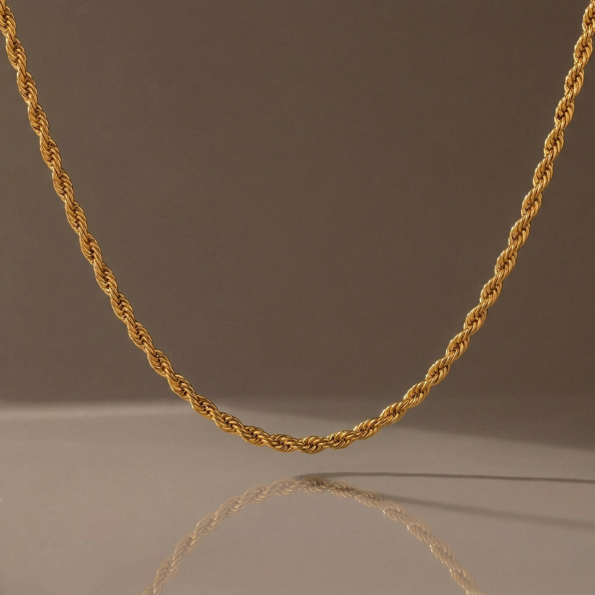 שרשרת מיכל - חבל זהב דקה