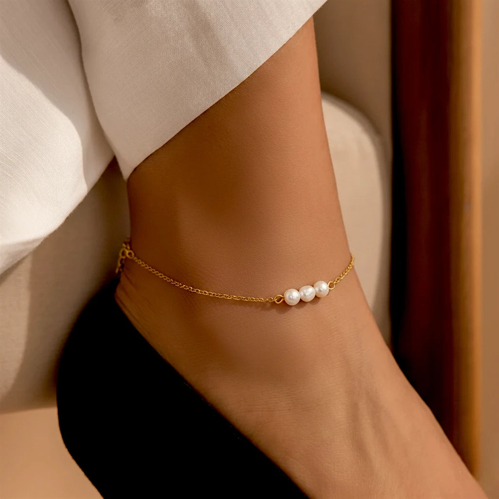 צמיד רגל פרלה