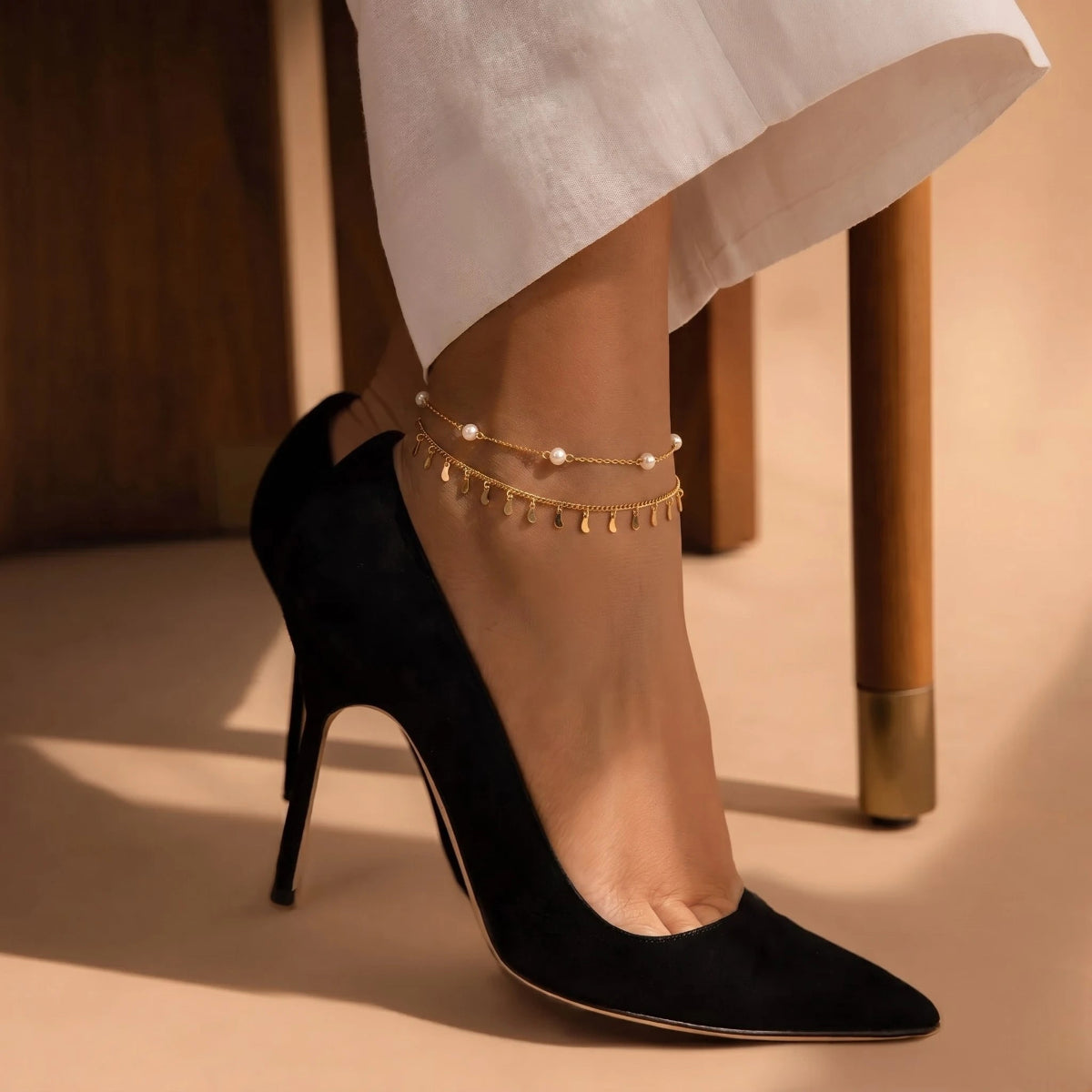 סט צמידי רגל מונקו