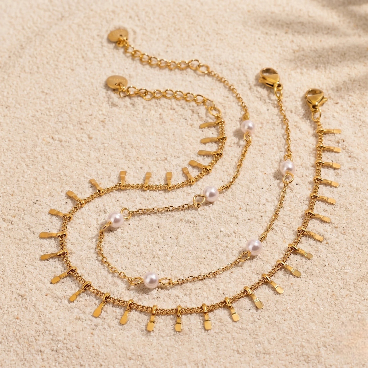 סט צמידי רגל מונקו