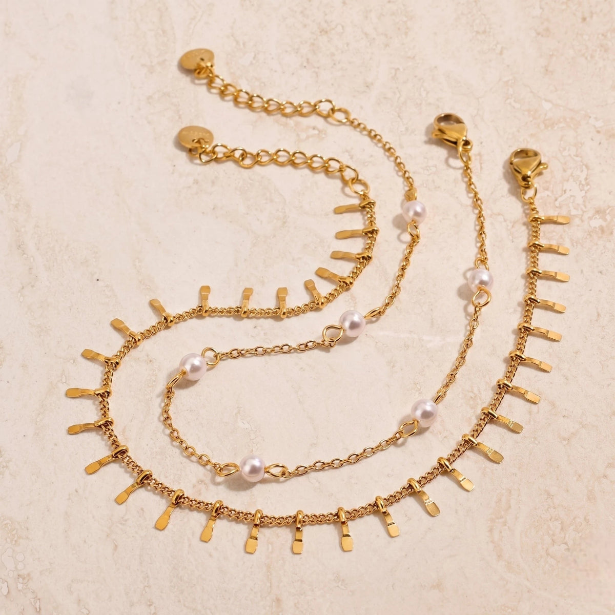 סט צמידי רגל מונקו